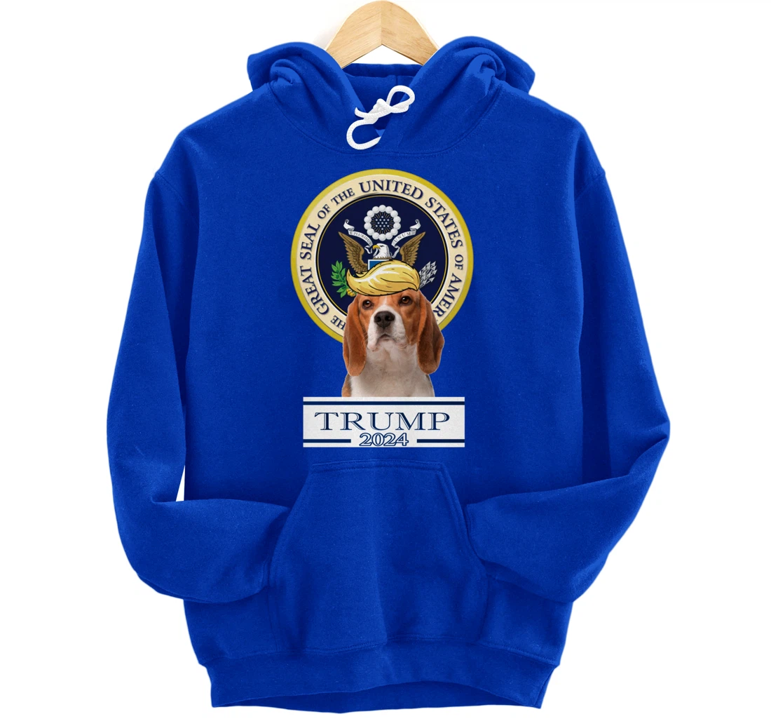 Trump 2024 Beagle Pullover Hoodie