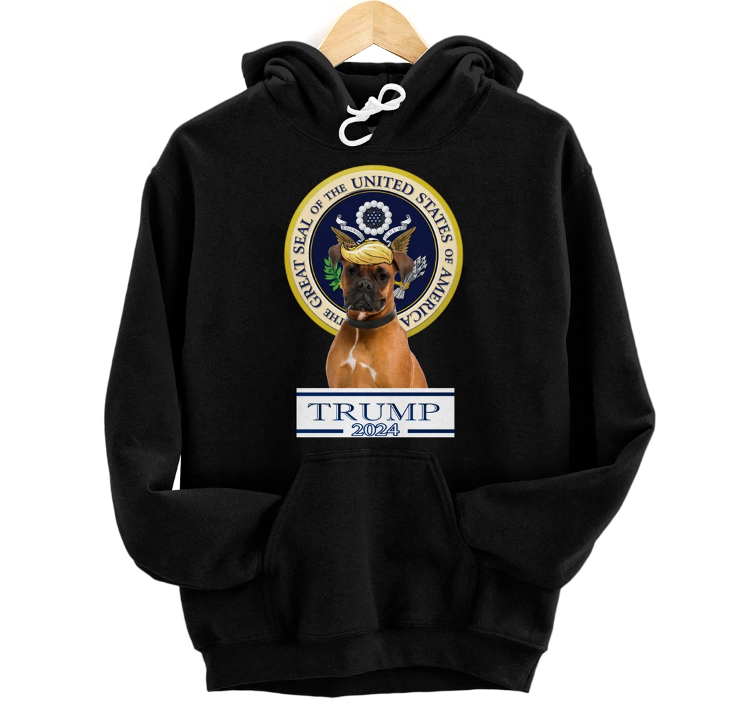 Trump 2024 Boxer Pullover Hoodie