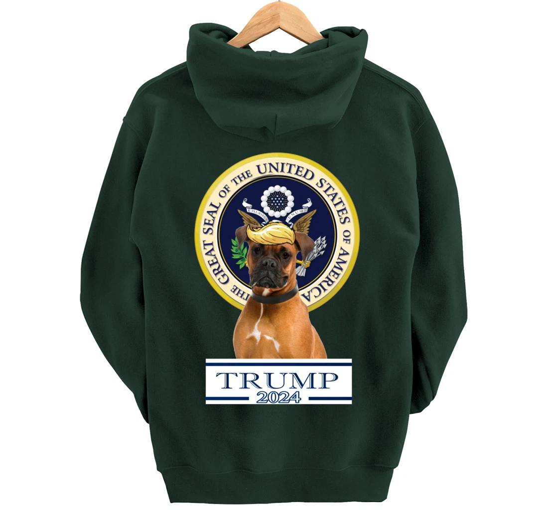 Trump 2024 Boxer Pullover Hoodie