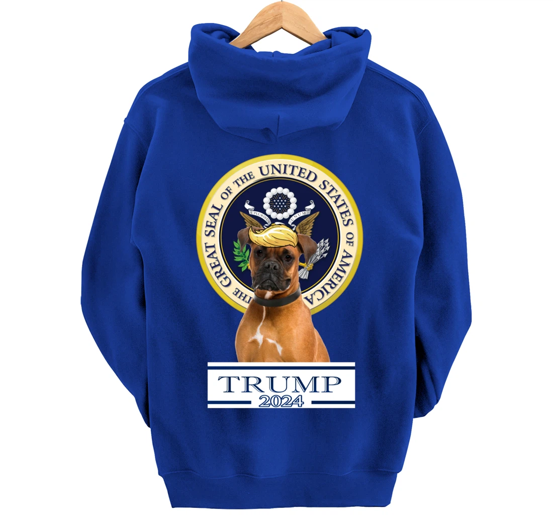 Trump 2024 Boxer Pullover Hoodie