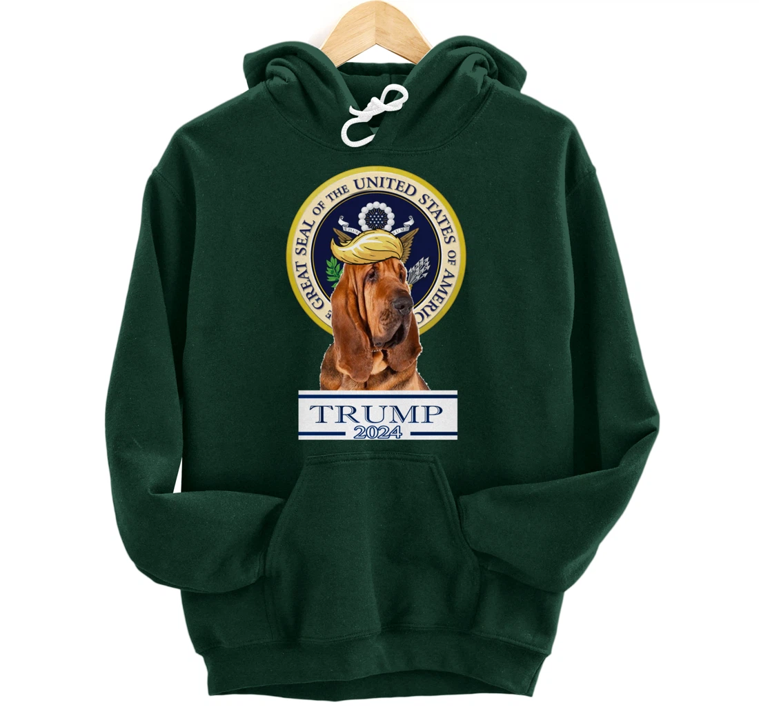 Trump 2024 Bloodhound Pullover Hoodie