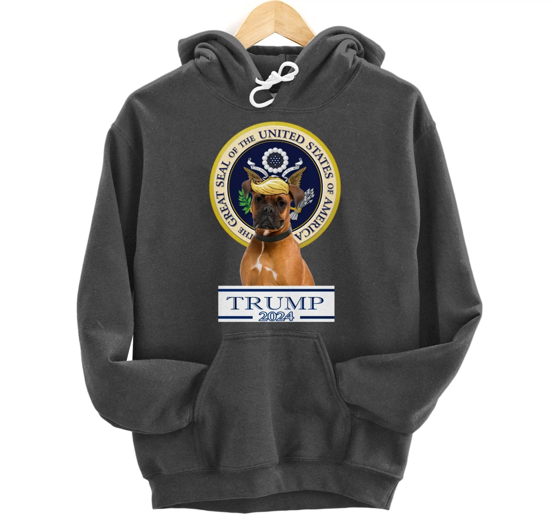 Trump 2024 Boxer Pullover Hoodie