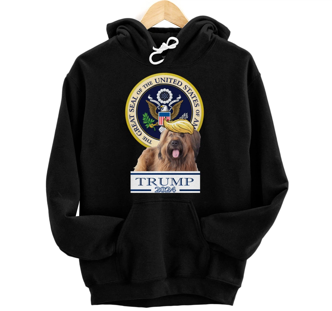 Trump 2024 Briard Pullover Hoodie