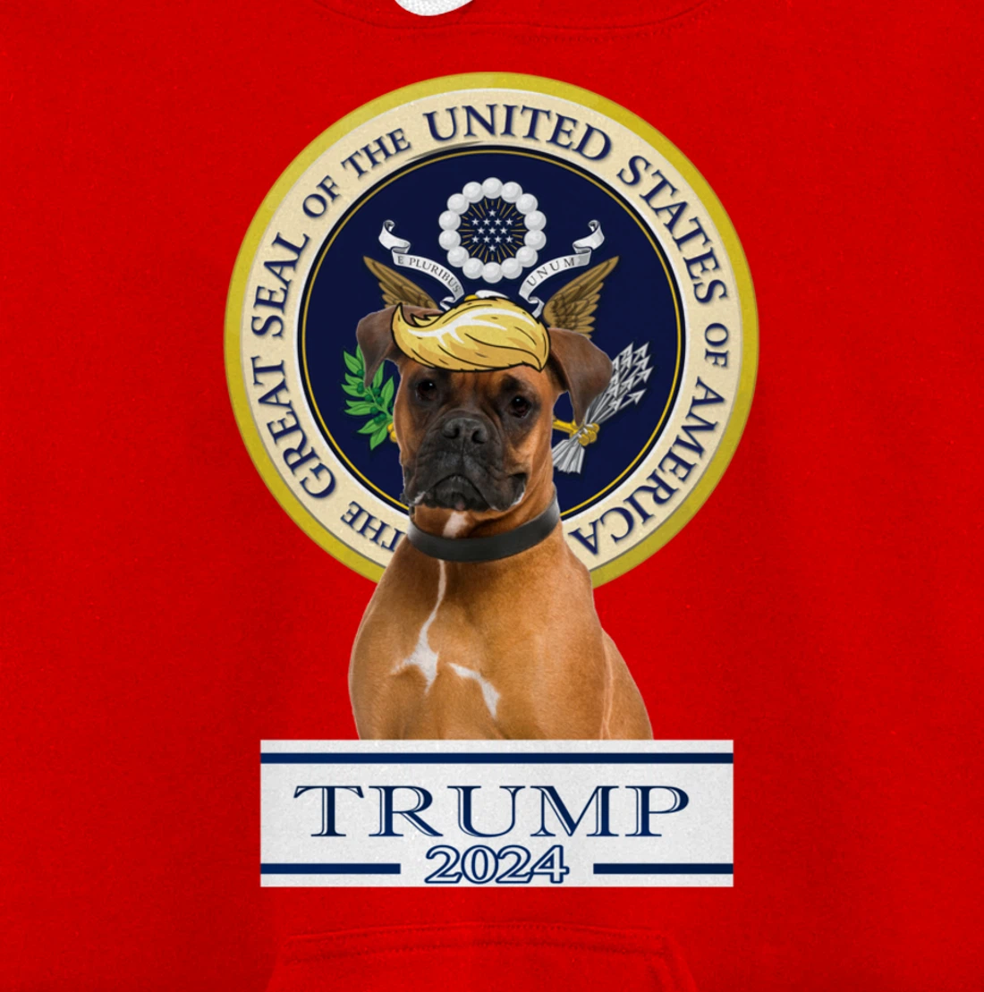 Trump 2024 Boxer Pullover Hoodie