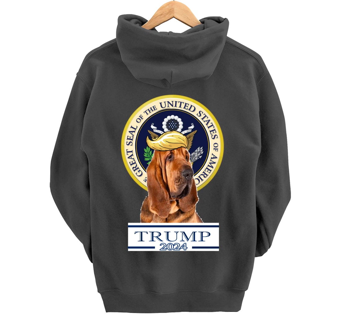 Trump 2024 Bloodhound Pullover Hoodie