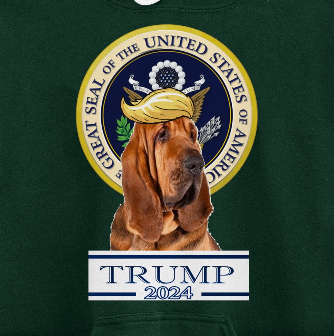 Trump 2024 Bloodhound Pullover Hoodie