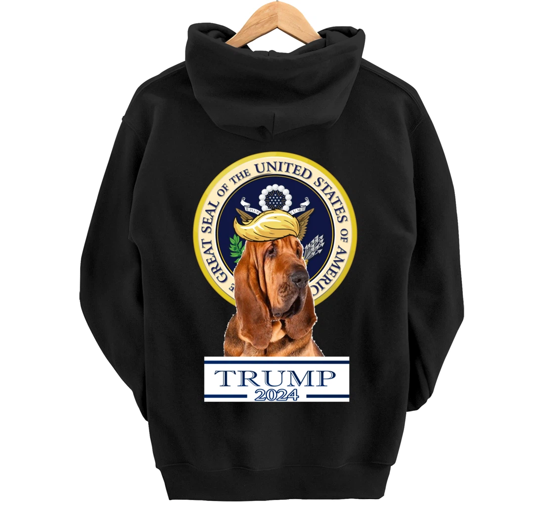 Trump 2024 Bloodhound Pullover Hoodie