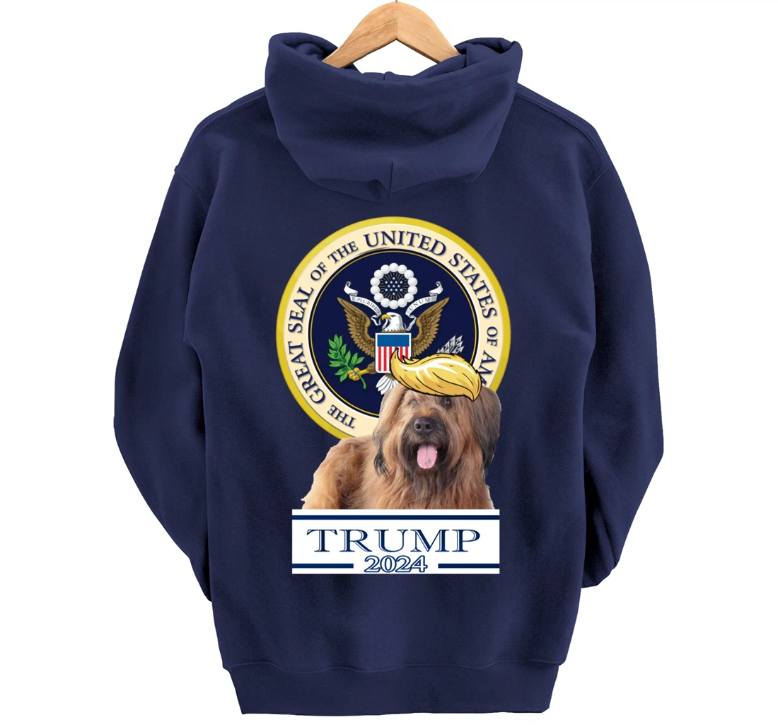 Trump 2024 Briard Pullover Hoodie