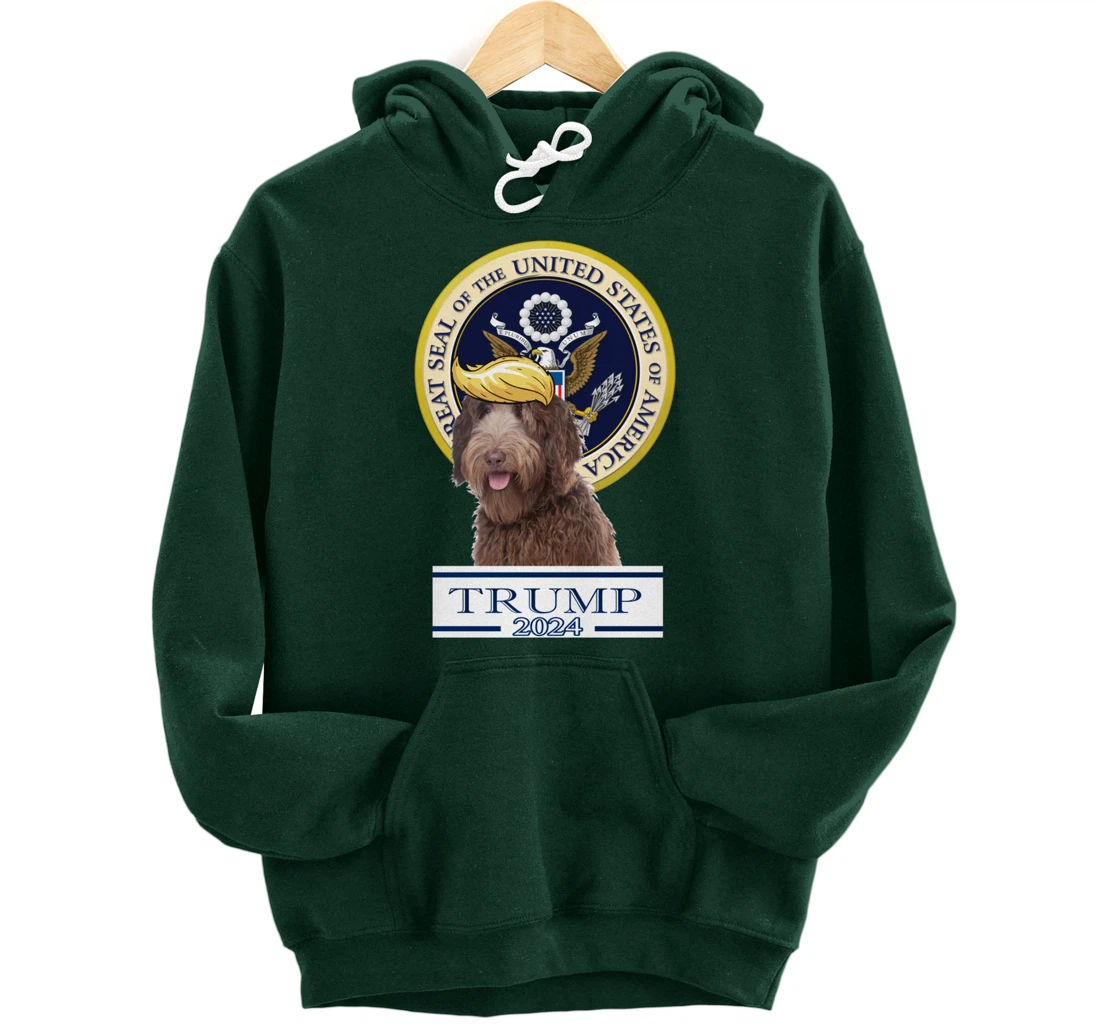 Trump 2024 Labradoodle Pullover Hoodie