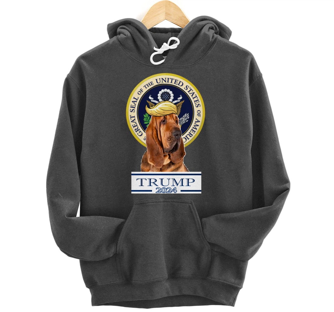 Trump 2024 Bloodhound Pullover Hoodie