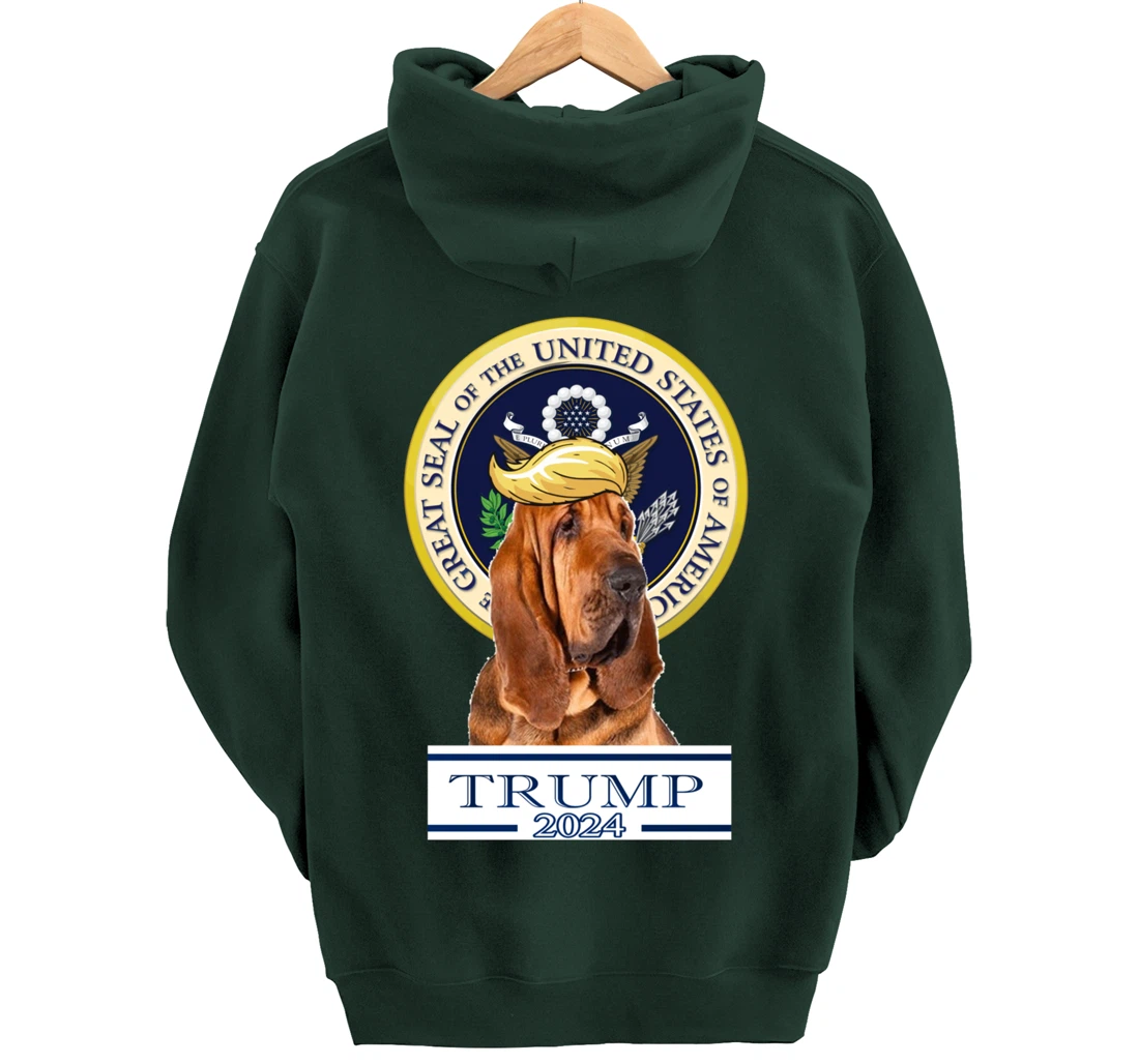 Trump 2024 Bloodhound Pullover Hoodie
