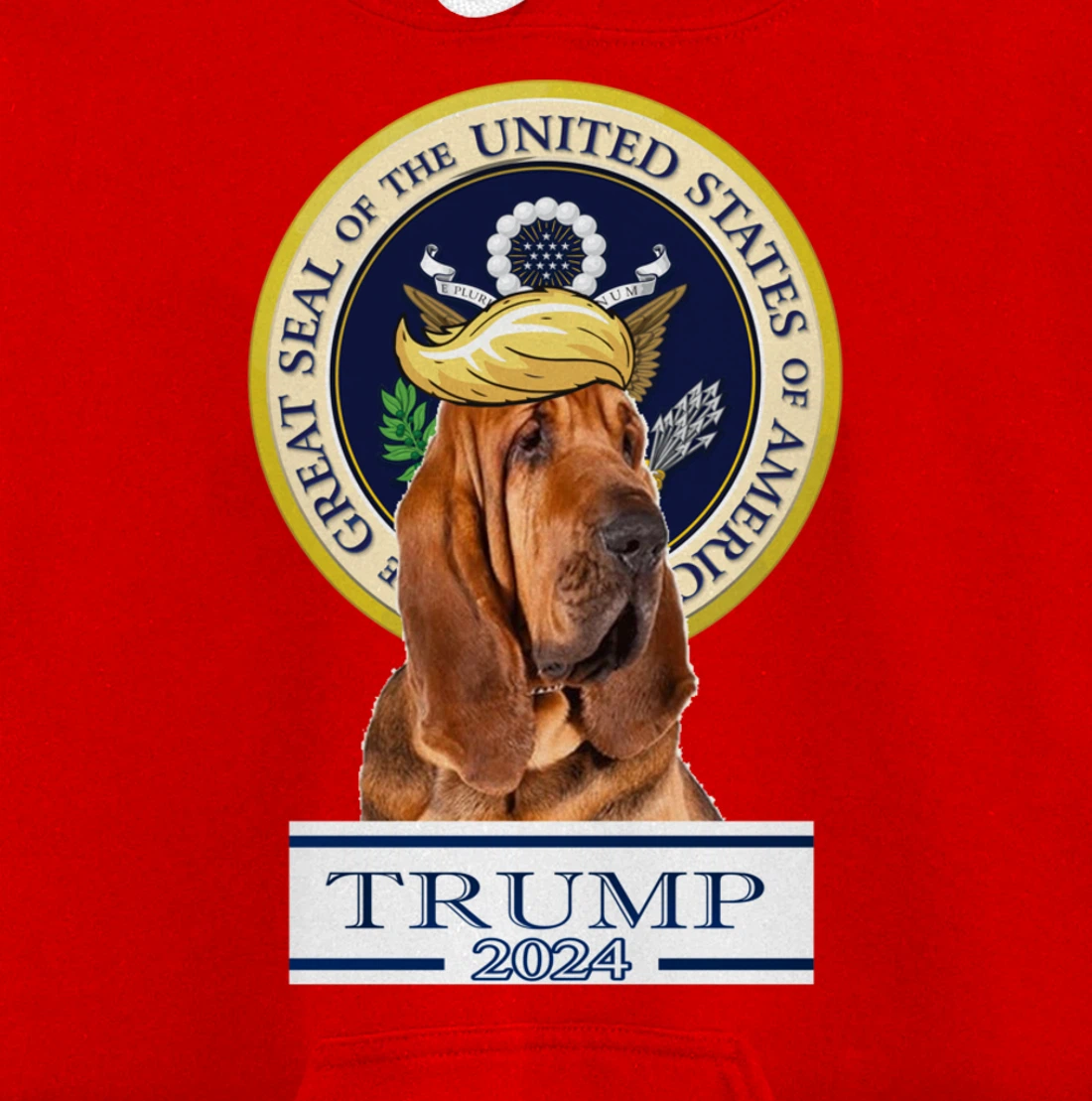 Trump 2024 Bloodhound Pullover Hoodie