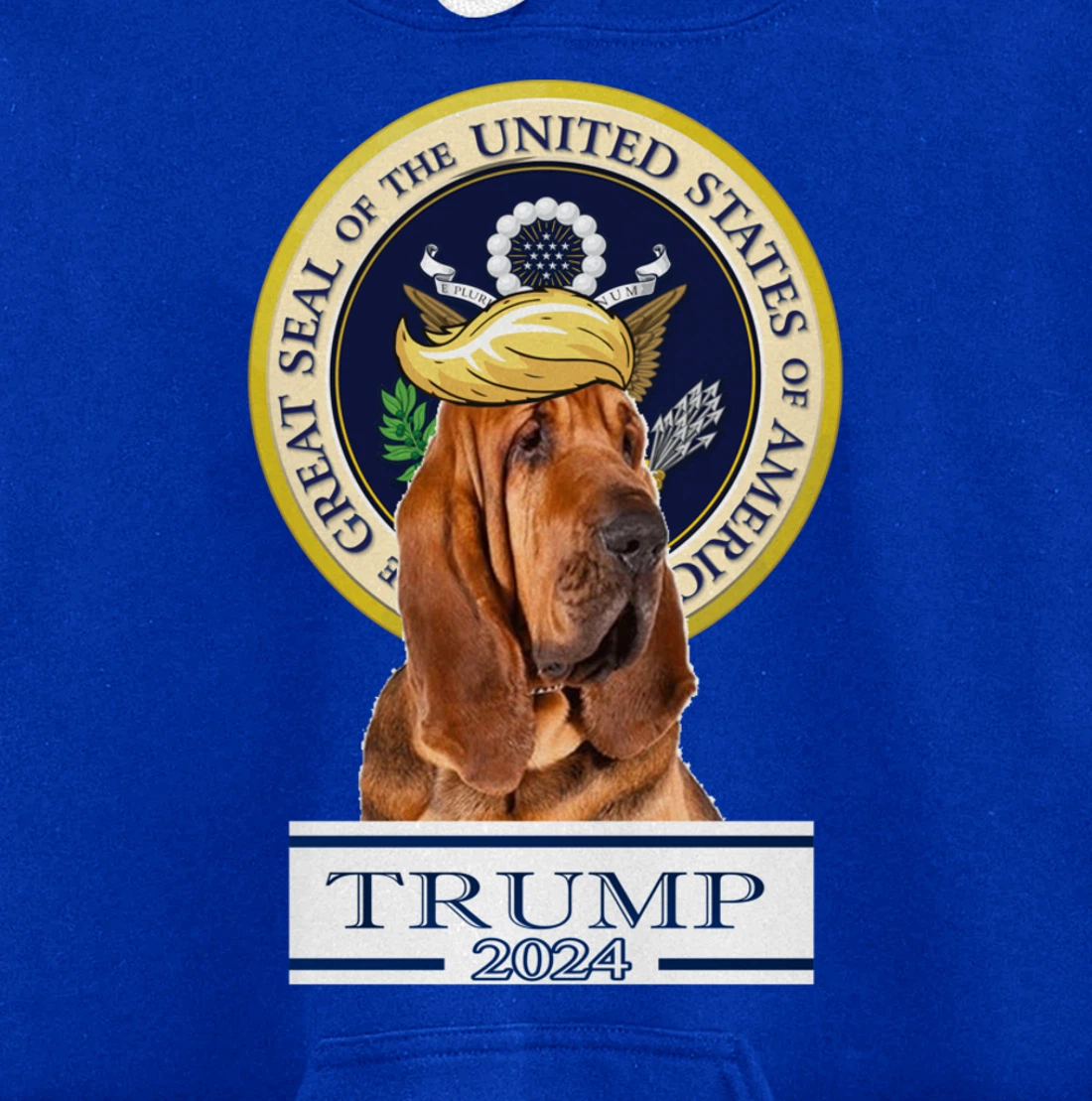 Trump 2024 Bloodhound Pullover Hoodie