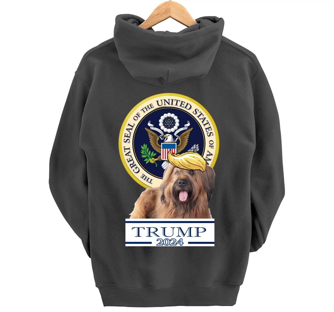 Trump 2024 Briard Pullover Hoodie