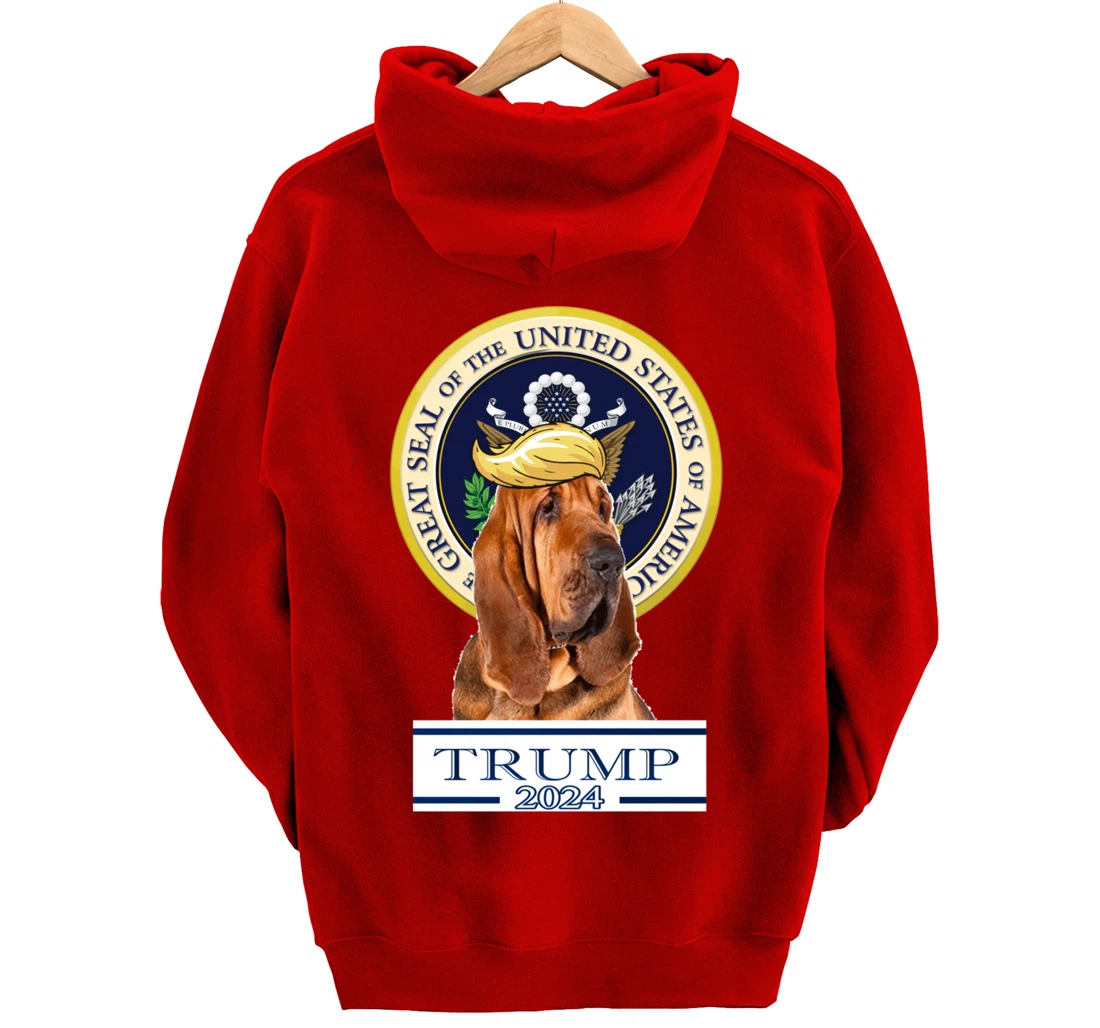 Trump 2024 Bloodhound Pullover Hoodie
