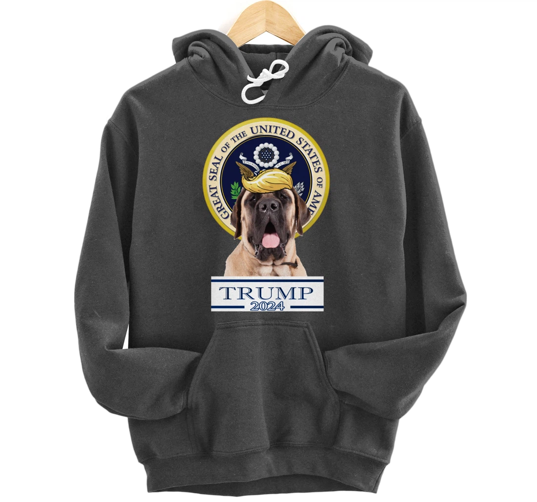 Trump 2024 Mastiff Pullover Hoodie