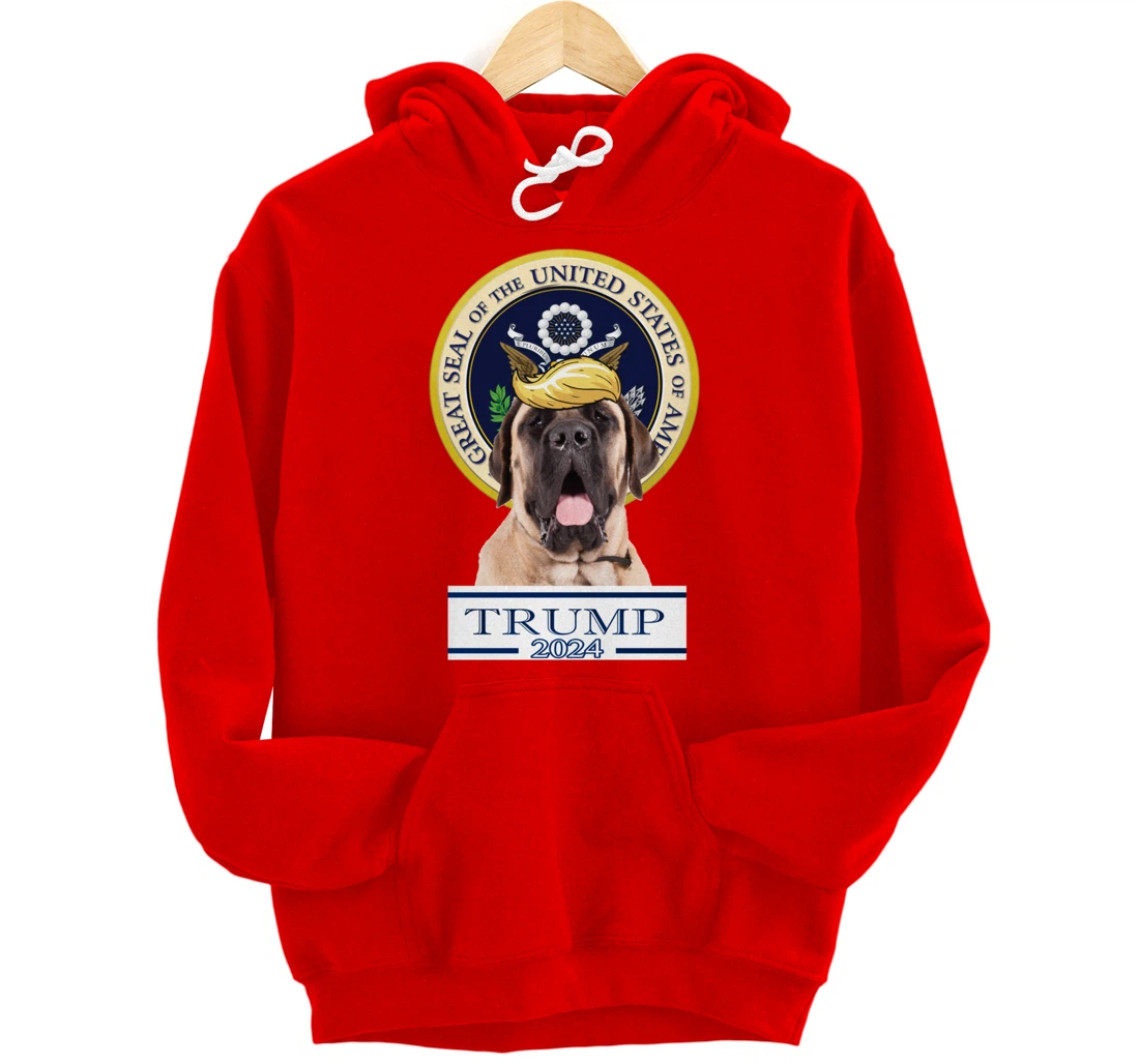 Trump 2024 Mastiff Pullover Hoodie