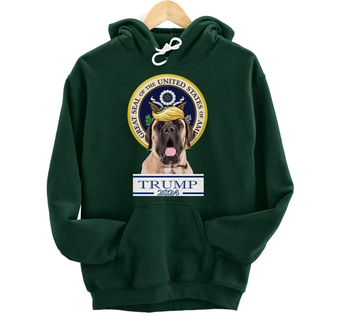 Trump 2024 Mastiff Pullover Hoodie