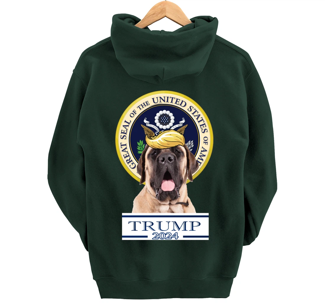 Trump 2024 Mastiff Pullover Hoodie