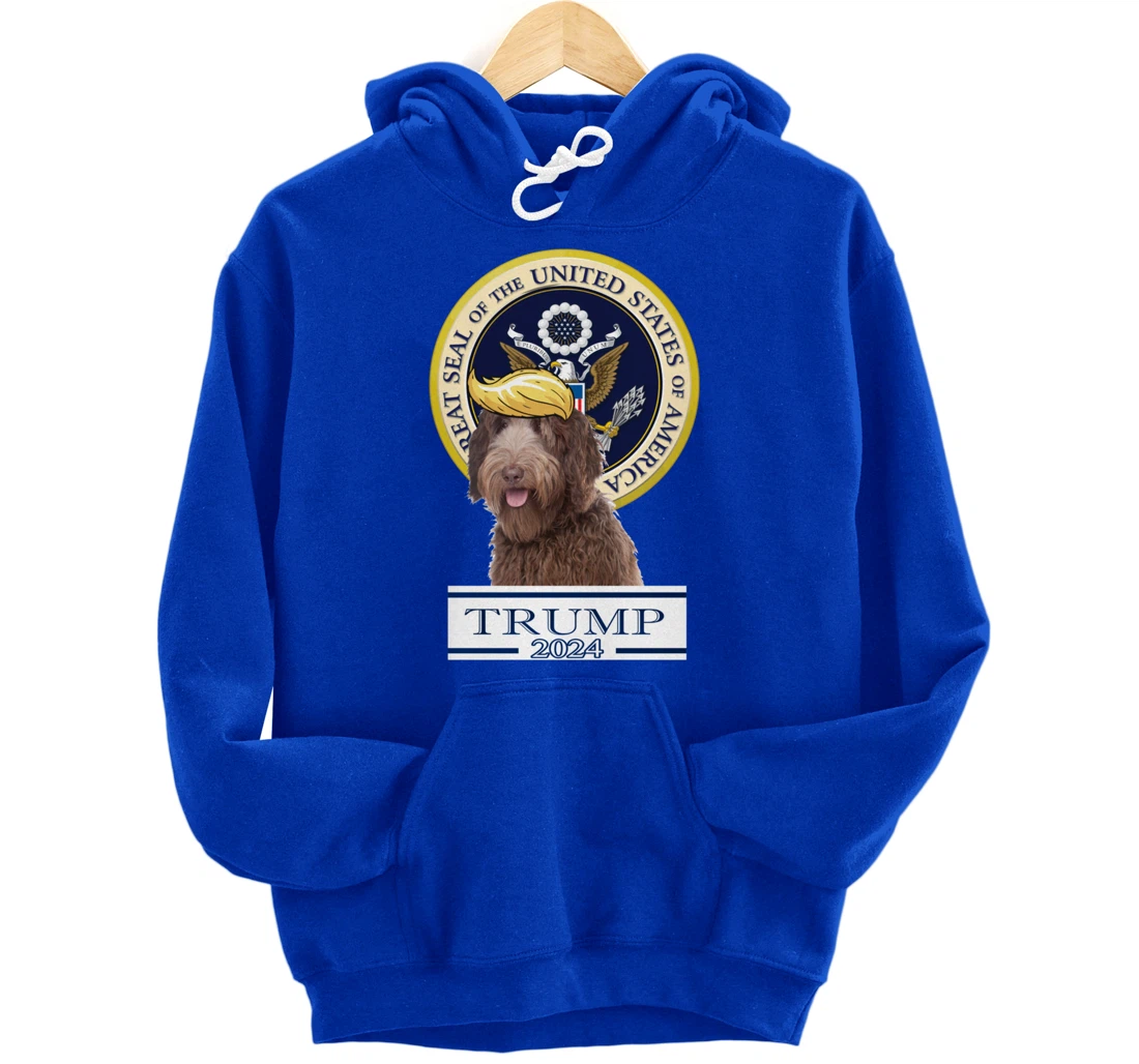 Trump 2024 Labradoodle Pullover Hoodie