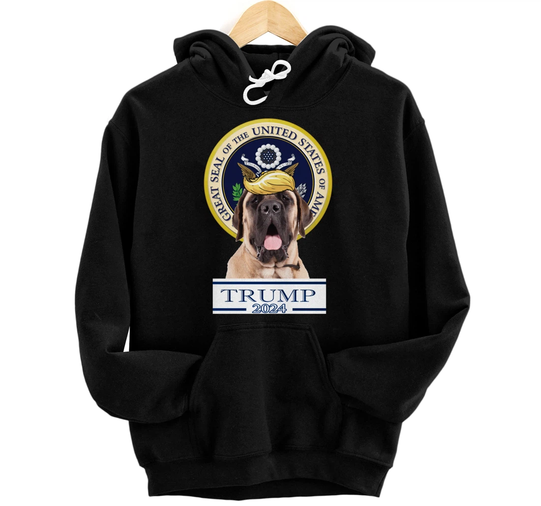 Trump 2024 Mastiff Pullover Hoodie