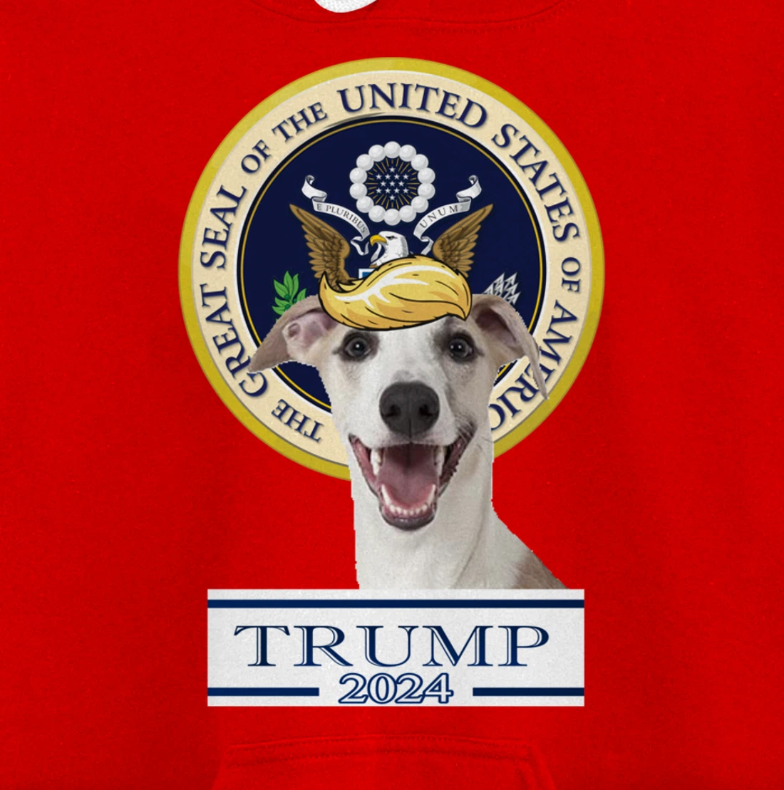 Trump 2024 Whippet Pullover Hoodie