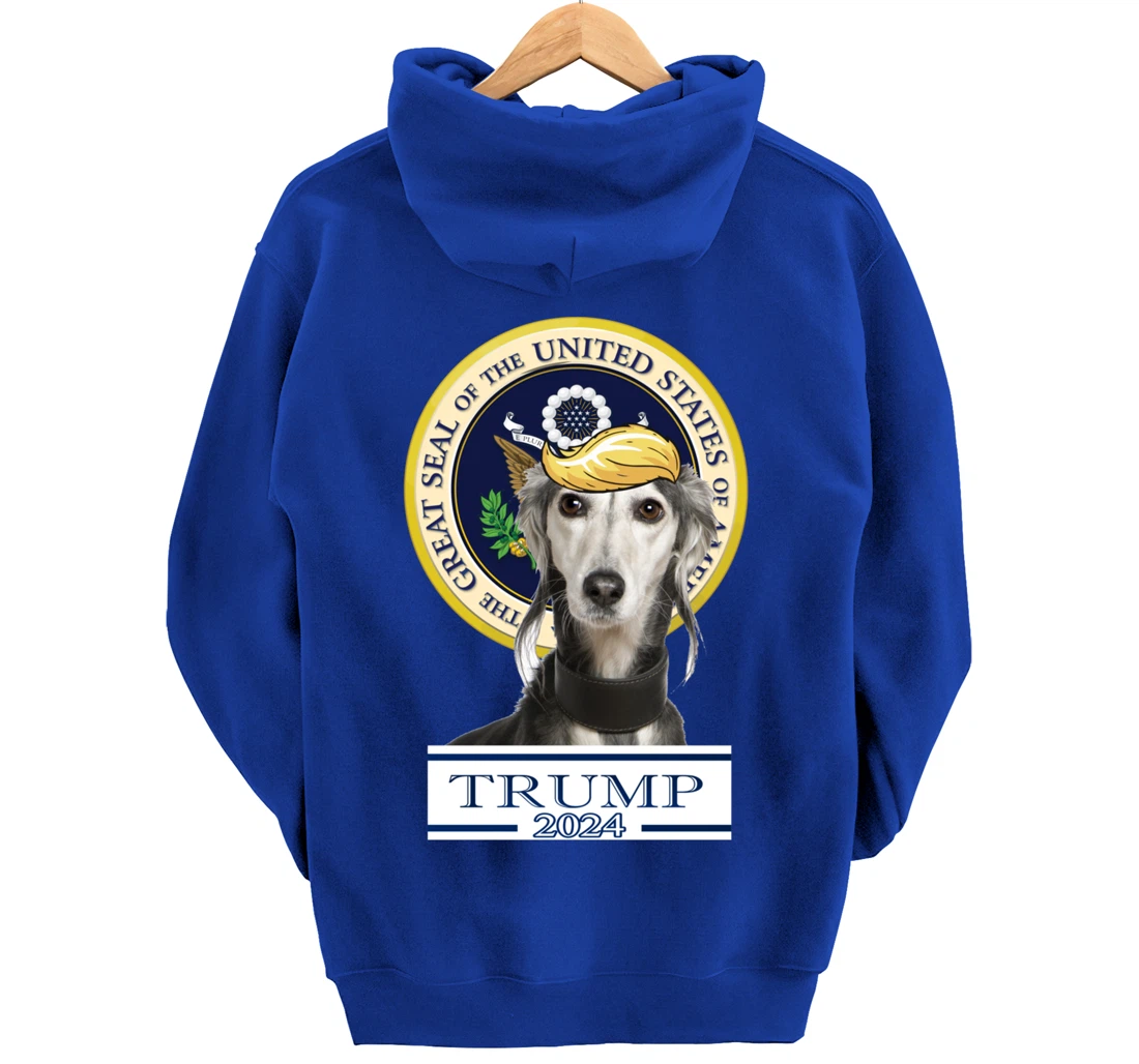 Trump 2024 Saluki Pullover Hoodie