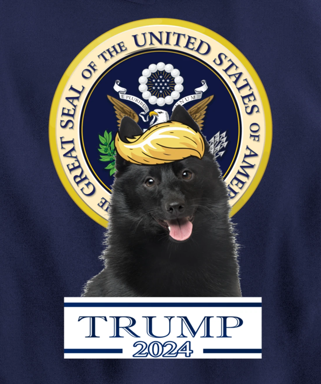 Trump 2024 Schipperke Pullover Hoodie