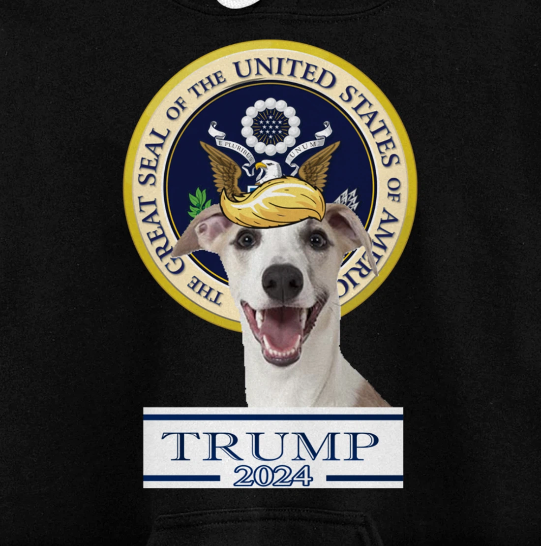 Trump 2024 Whippet Pullover Hoodie