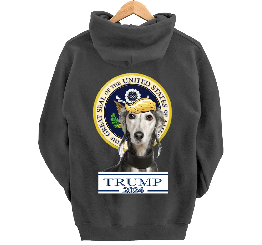 Trump 2024 Saluki Pullover Hoodie