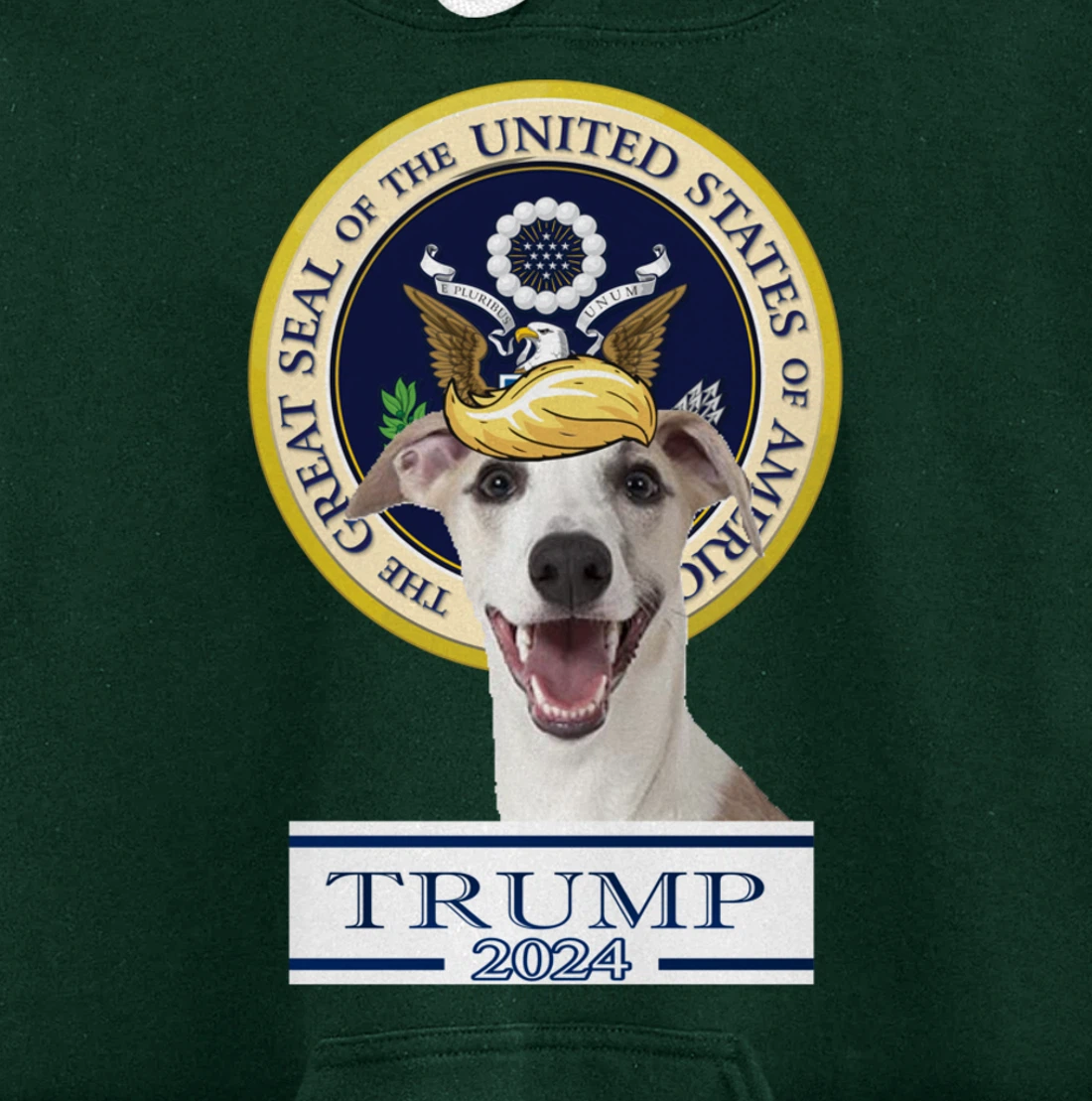 Trump 2024 Whippet Pullover Hoodie