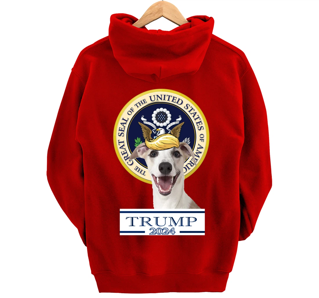 Trump 2024 Whippet Pullover Hoodie