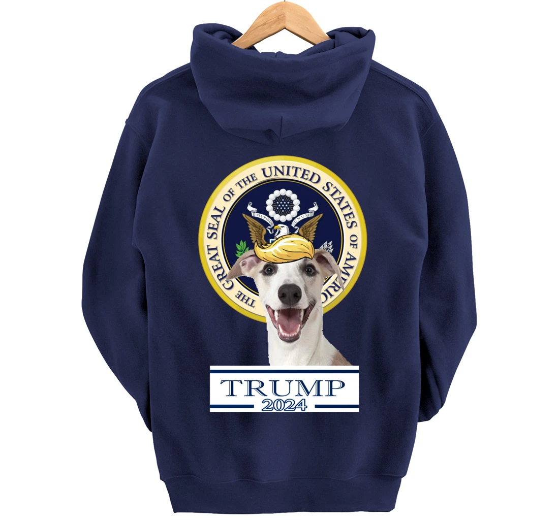 Trump 2024 Whippet Pullover Hoodie