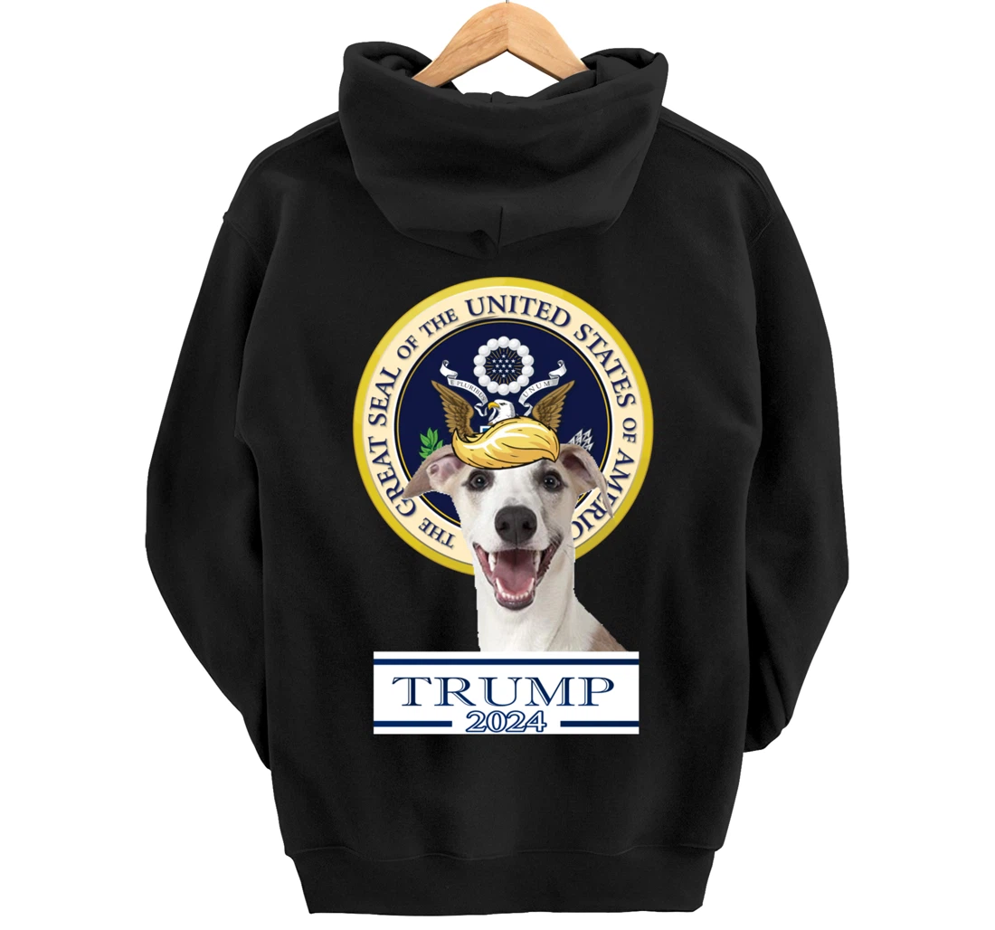 Trump 2024 Whippet Pullover Hoodie