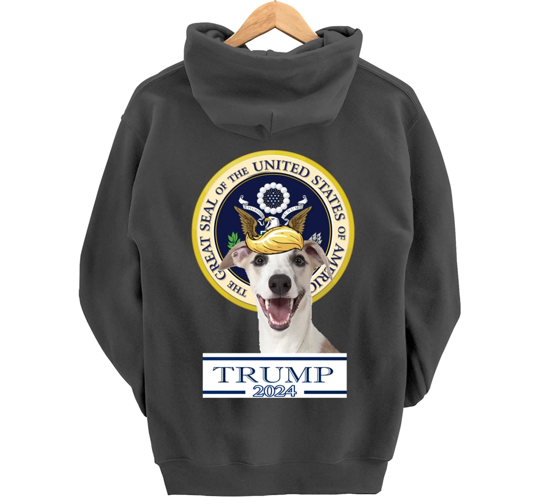Trump 2024 Whippet Pullover Hoodie