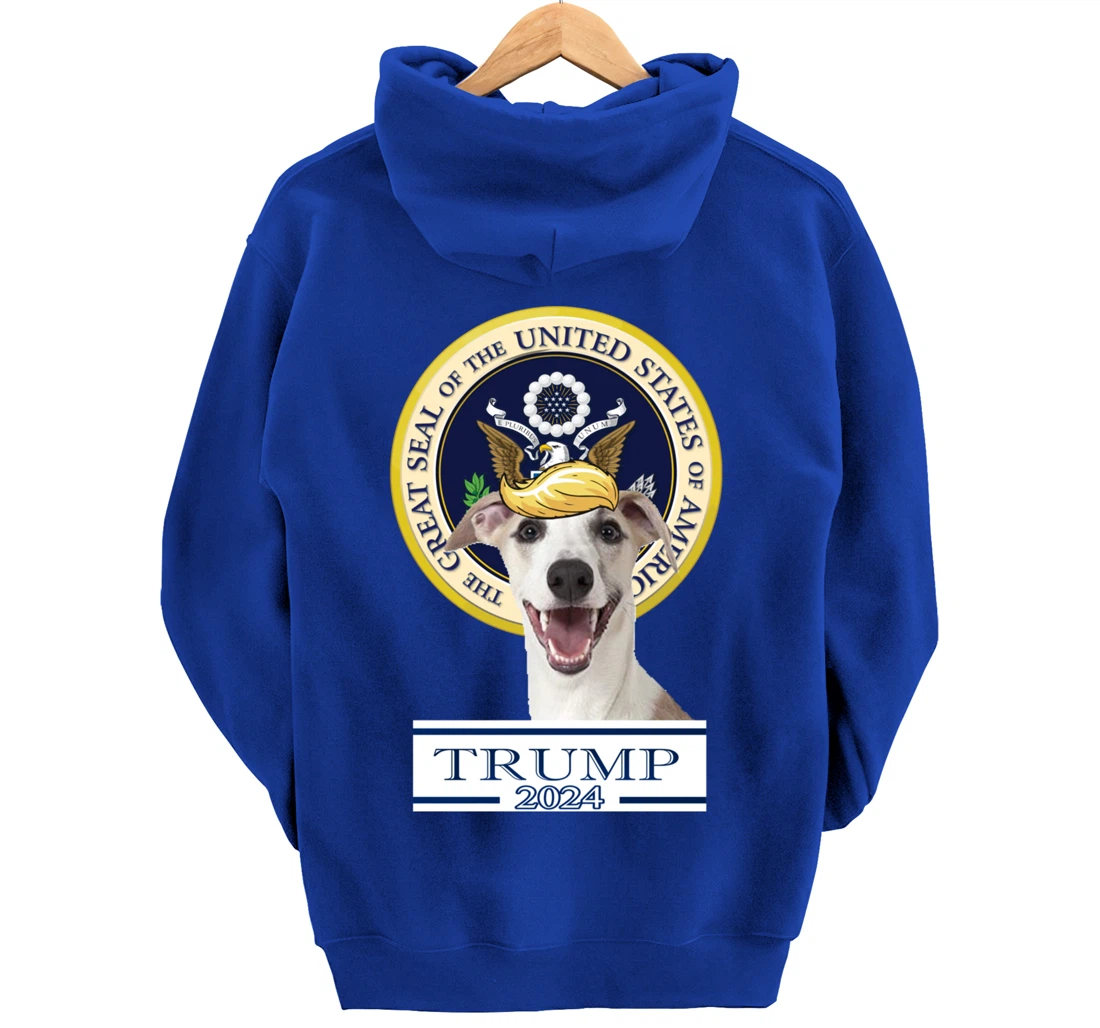 Trump 2024 Whippet Pullover Hoodie