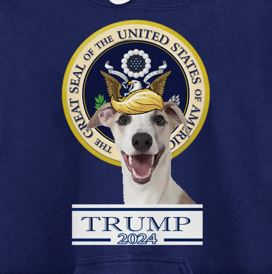 Trump 2024 Whippet Pullover Hoodie