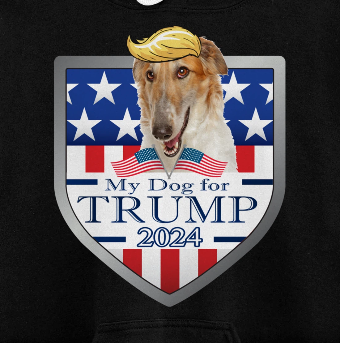 Borzoi Pullover Hoodie