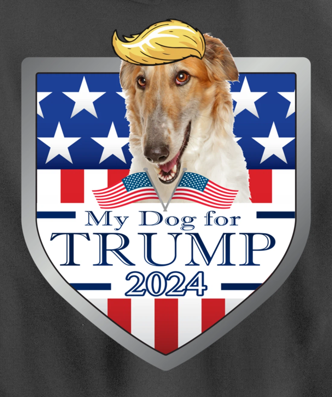 Borzoi Pullover Hoodie