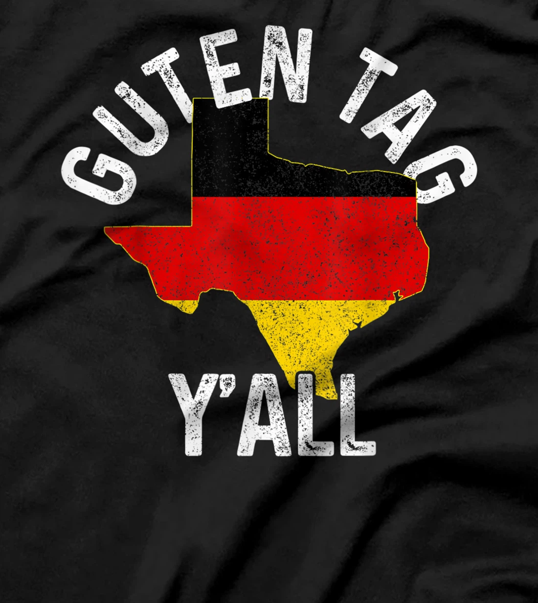 Guten Tag Y'all Funny Texas Germany Oktoberfest German Gift T-Shirt