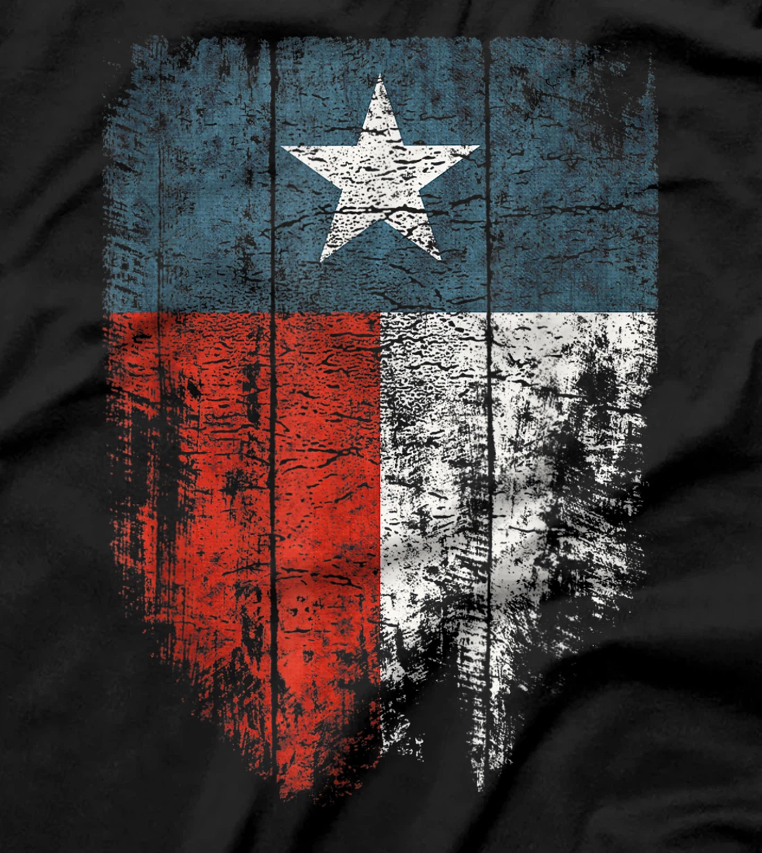 Texas T shirt Women Men | Vintage Vertical Texas State Flag T-Shirt