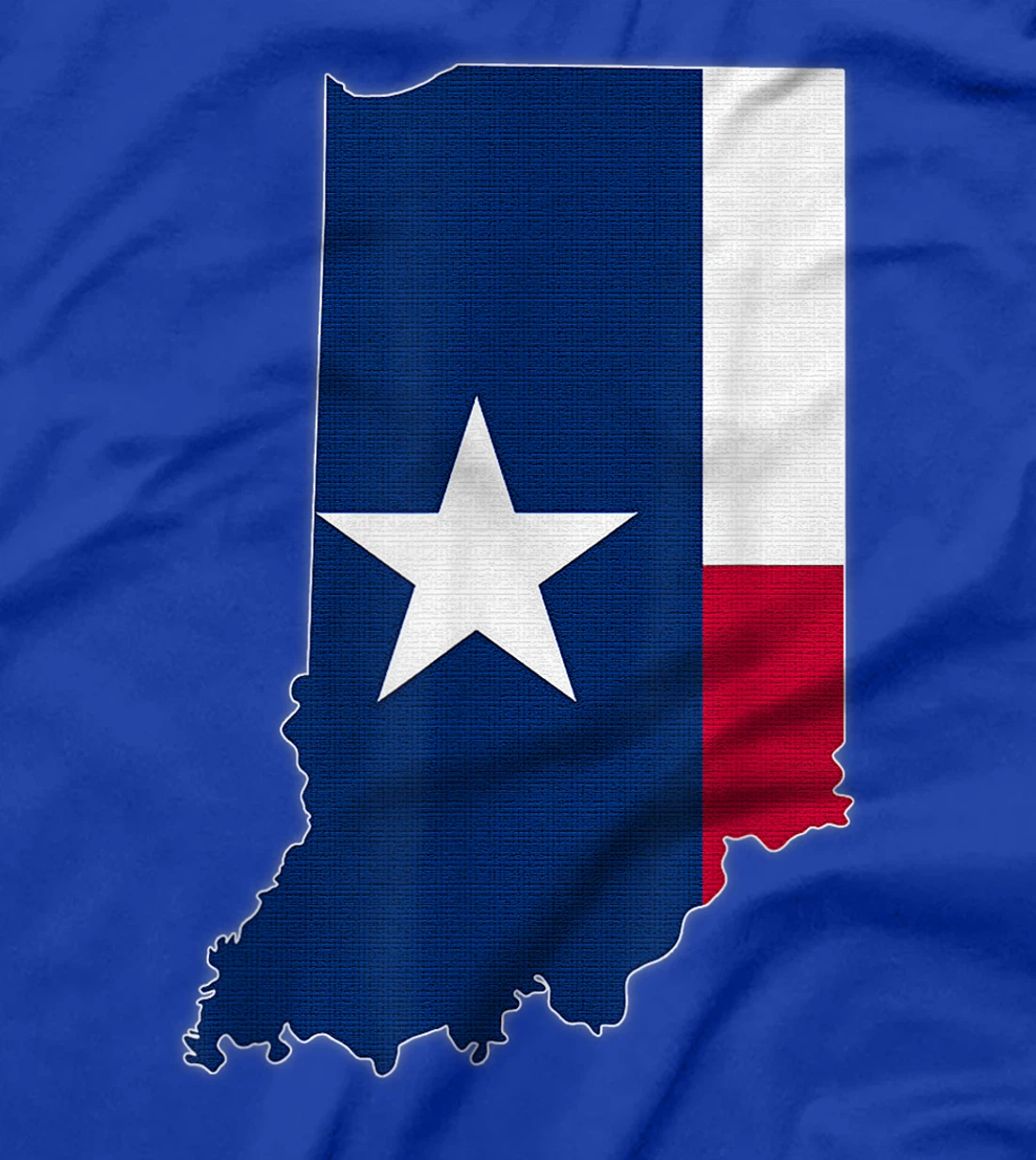 INDIANA STATE MAP TEXAS TX Flag Roots Men Women Gift T-Shirt