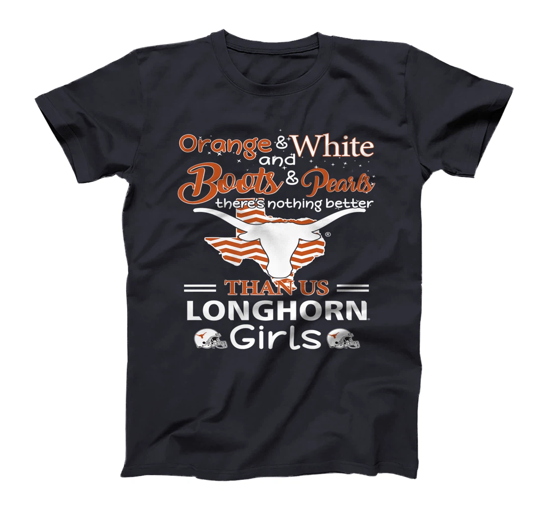 Texas Longhorns Orange & White - Longhorn Girls Premium T-Shirt