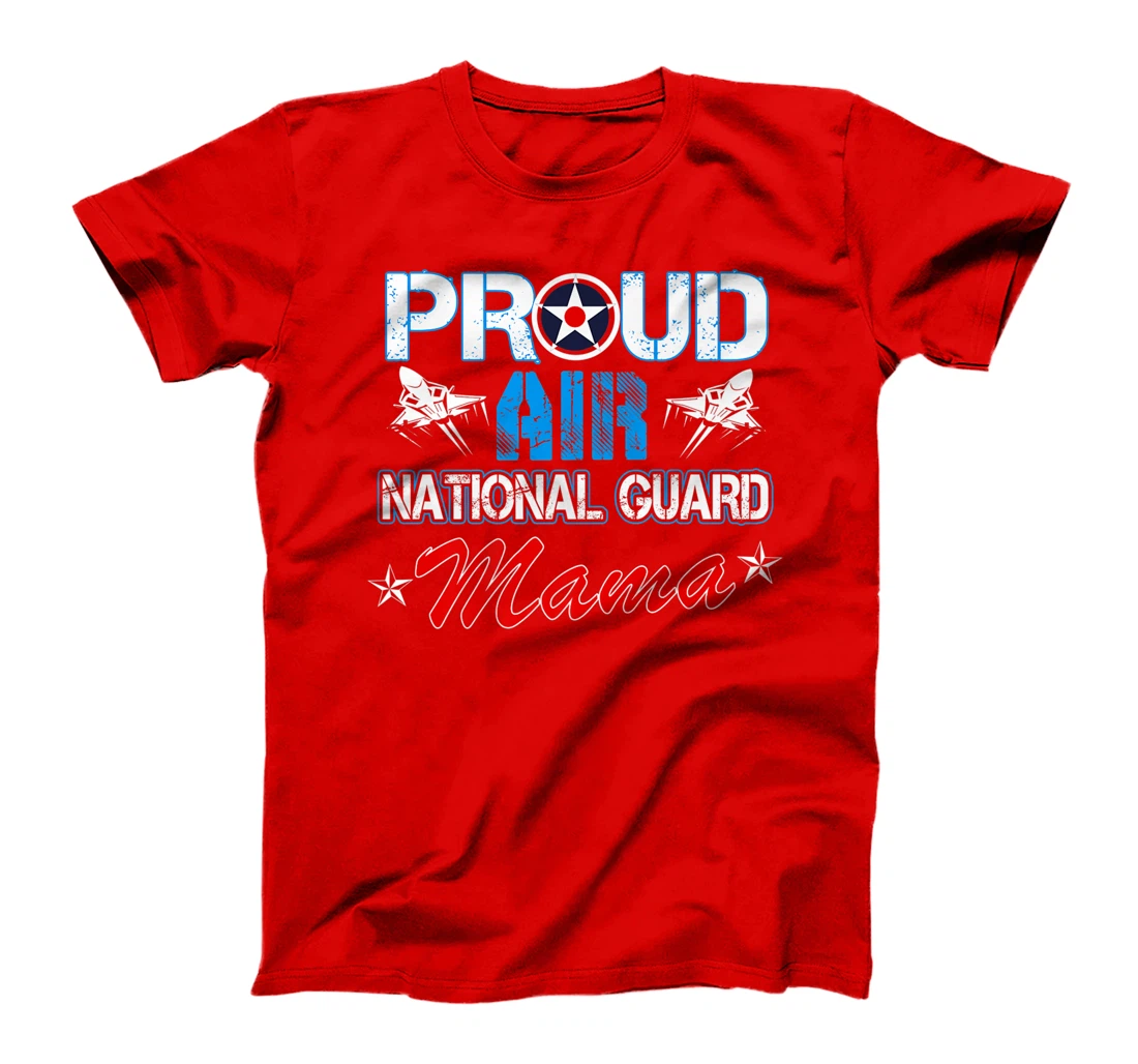 Proud Air National Guard Mama Air Force Veterans Day Premium T-Shirt