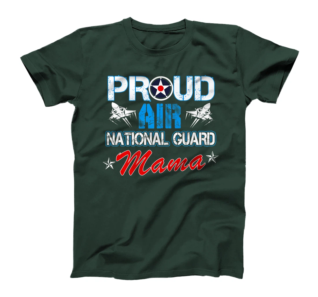 Proud Air National Guard Mama Air Force Veterans Day Premium T-Shirt