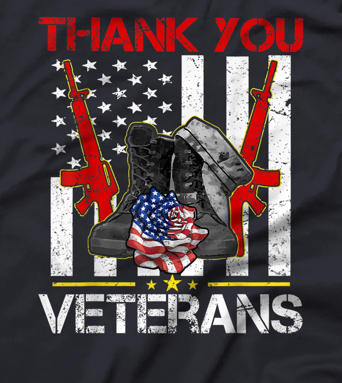Proud and Thank you Military Veterans, Gifts Veterans Day T-Shirt