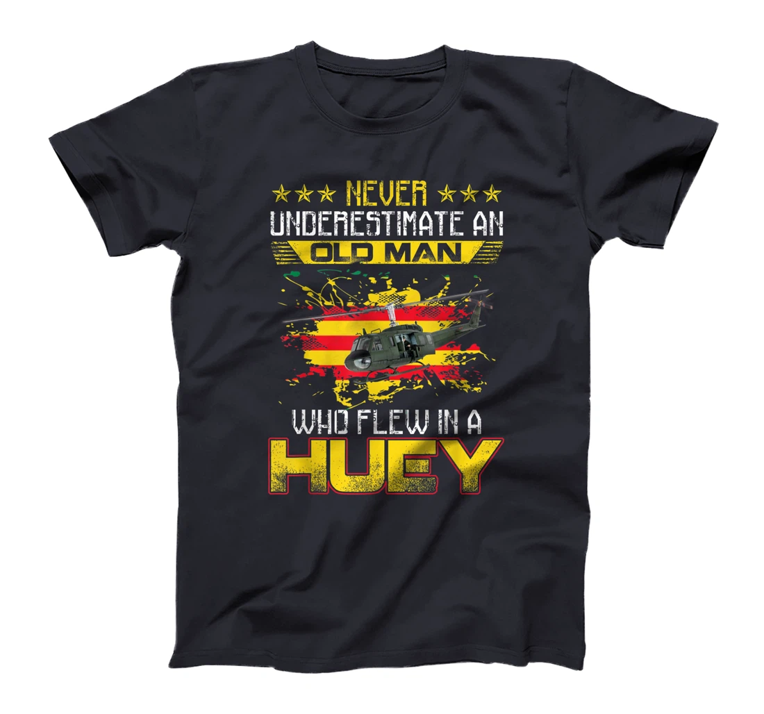 Vietnam Veteran Vet T shirt Uh-1 Huey Helicopter T-Shirt