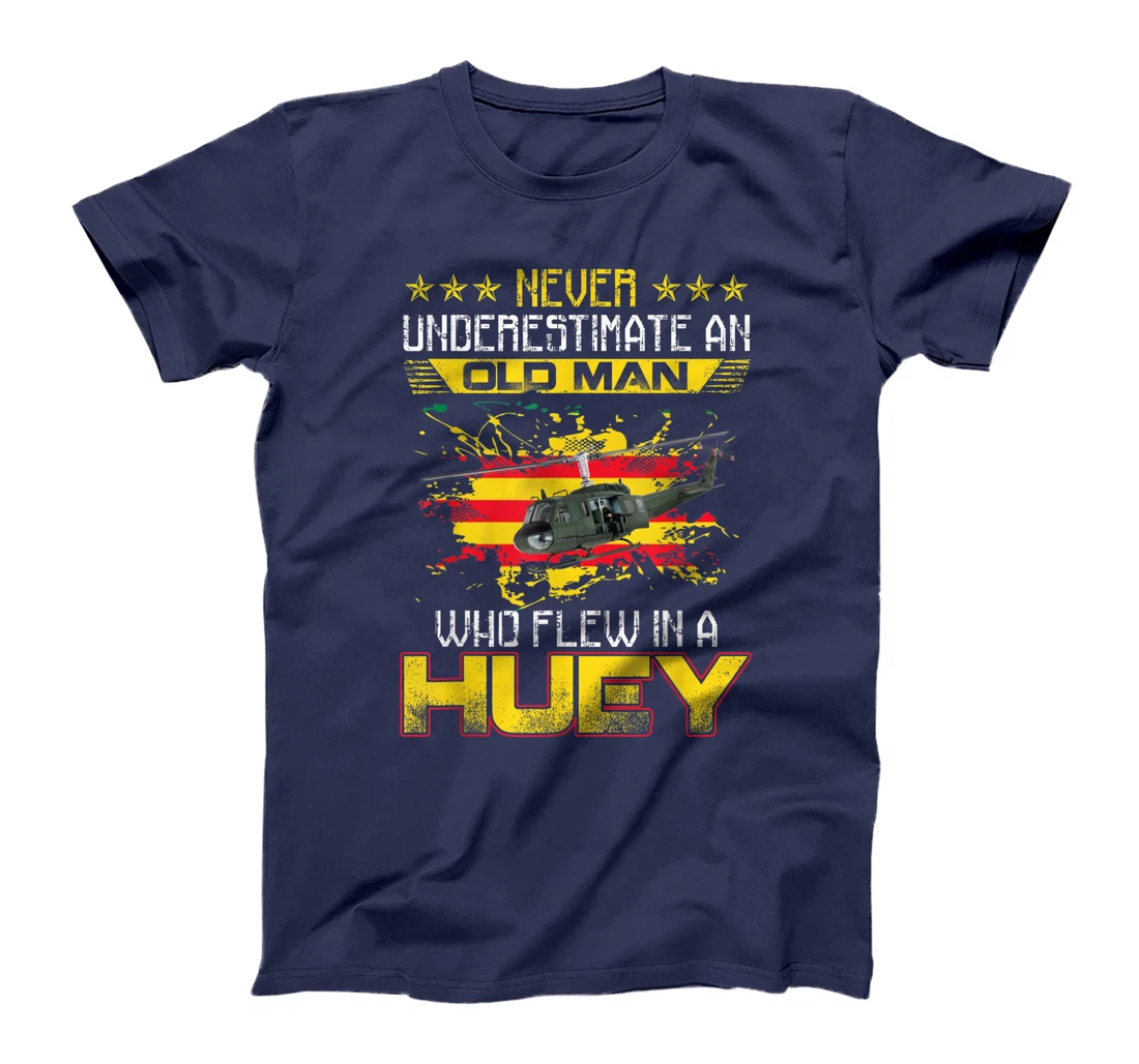 Vietnam Veteran Vet T shirt Uh-1 Huey Helicopter T-Shirt