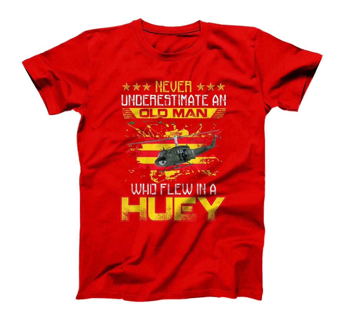 Vietnam Veteran Vet T shirt Uh-1 Huey Helicopter T-Shirt