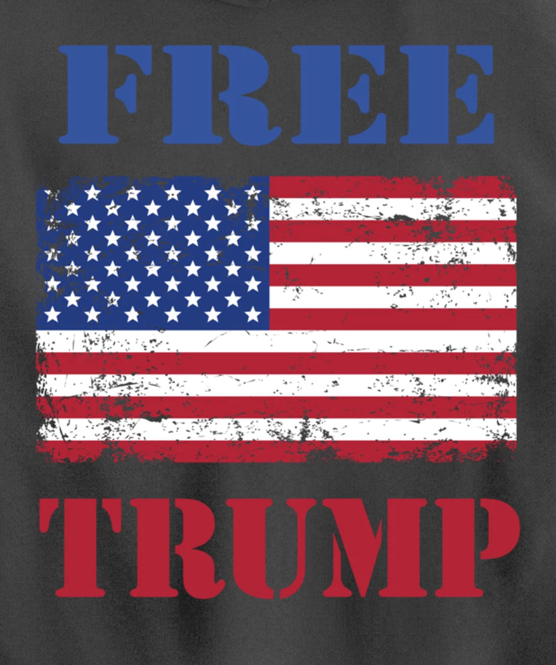 Free Trump Pullover Hoodie